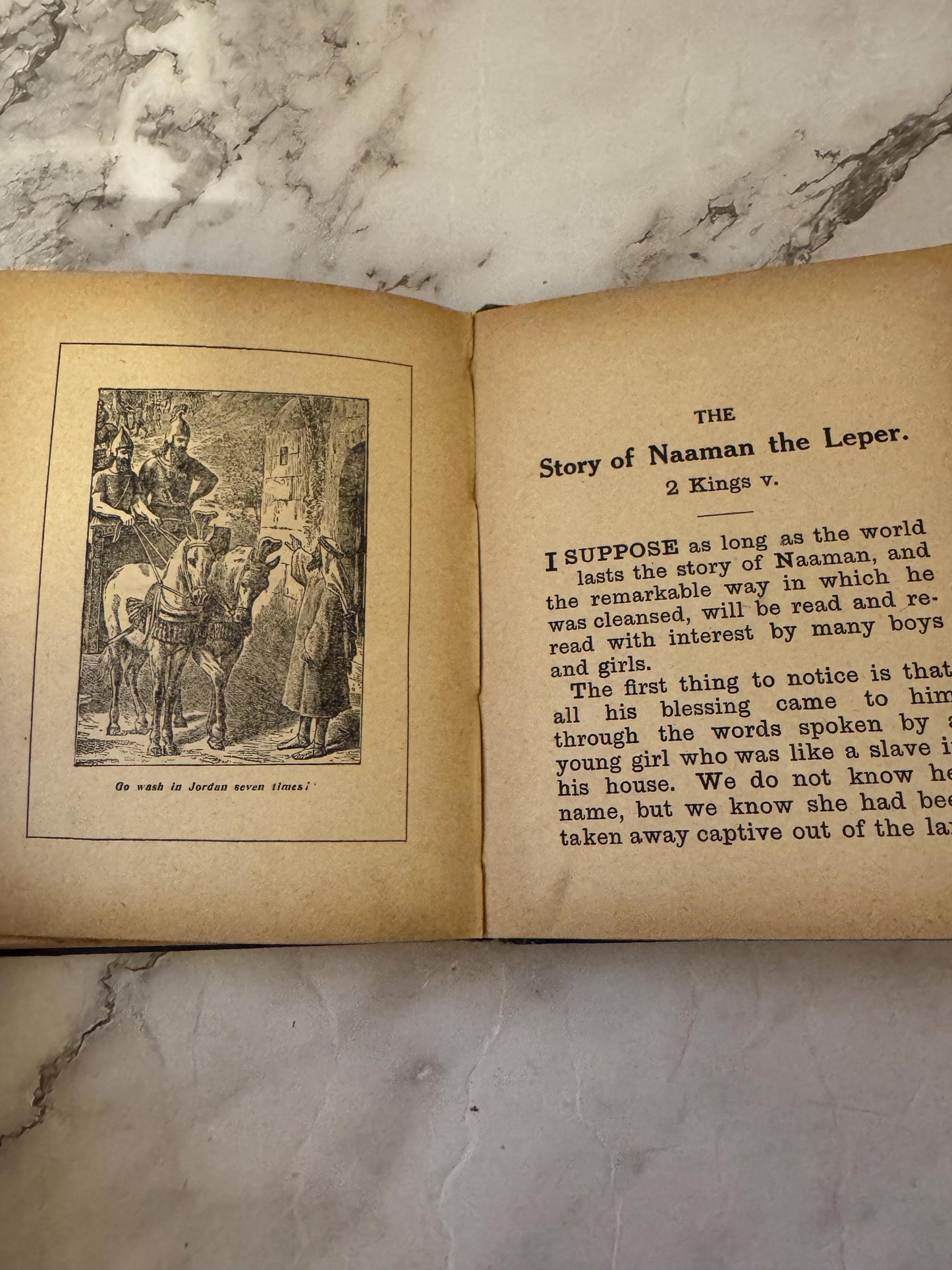 c1900 Antique Bible Stories Book Illustrated Children’s Christian Book - Ref X621
