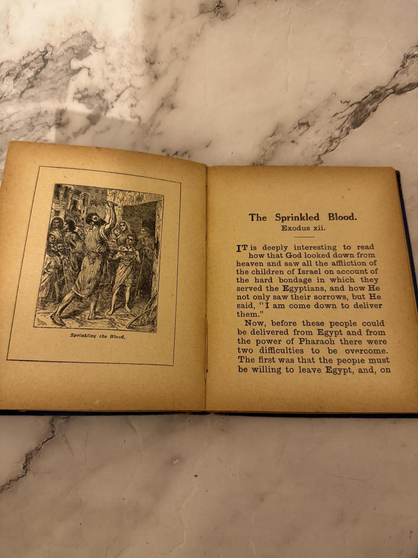 c1900 Antique Bible Stories Book Illustrated Children’s Christian Book - Ref X621