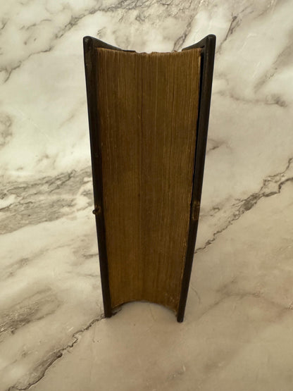 1872 Oxford KJV Holy Bible Leather Bound- Ref X615