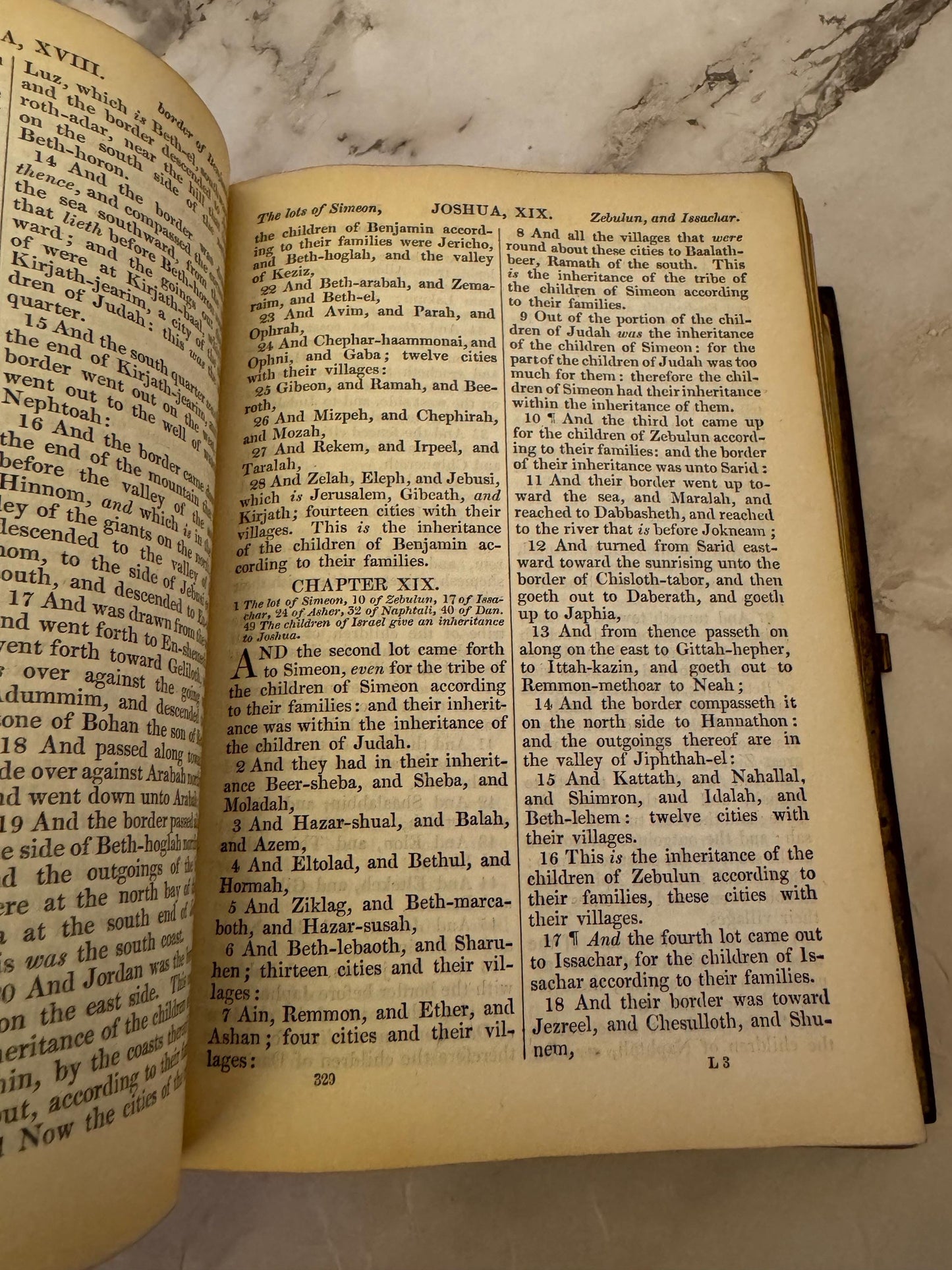 1872 Oxford KJV Holy Bible Leather Bound- Ref X615
