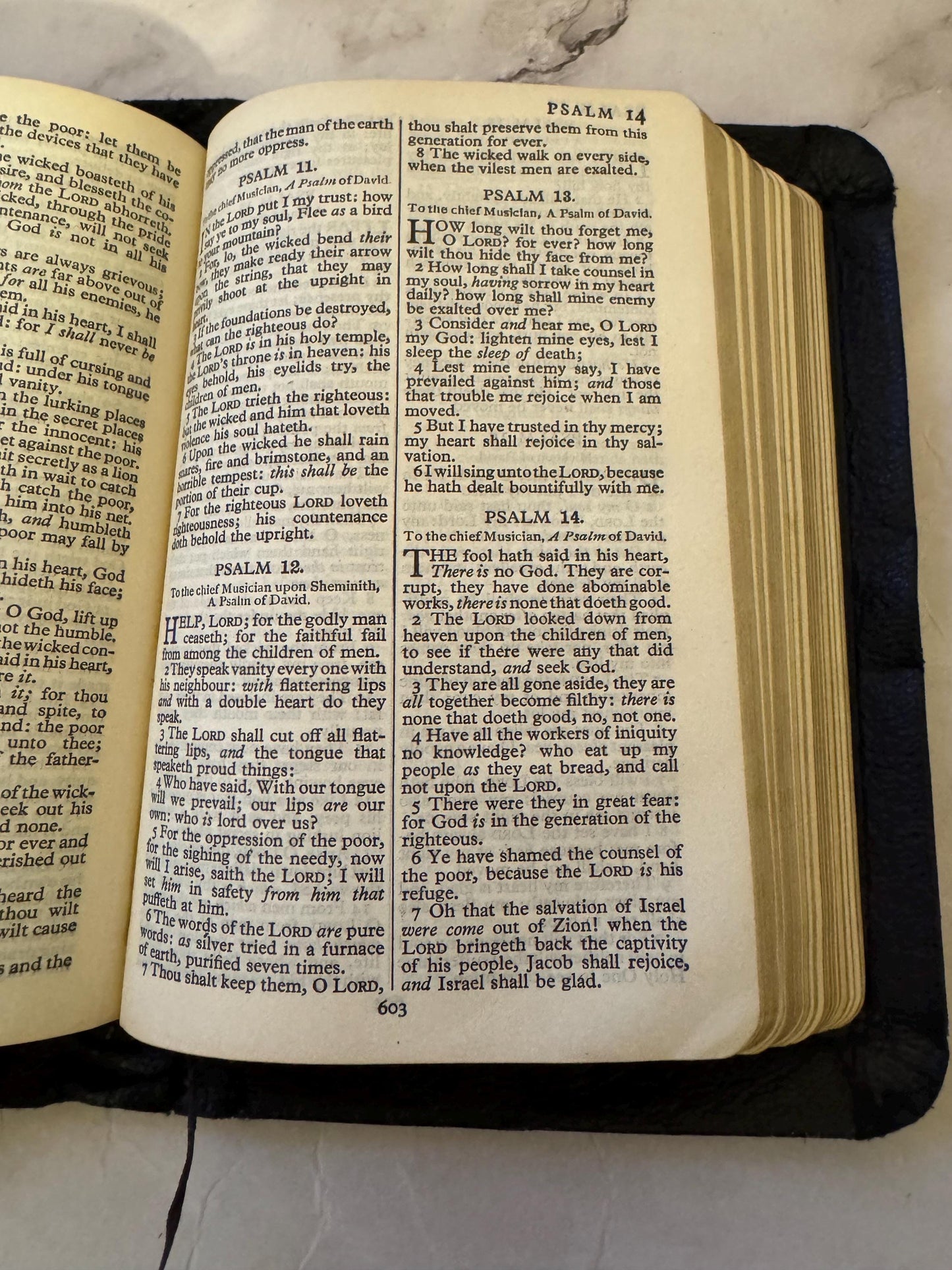 Antique Holy Bible Yapp Binding Early 1900s Leather Bound KJV Vintage Christian Bible Pocket - Ref x613