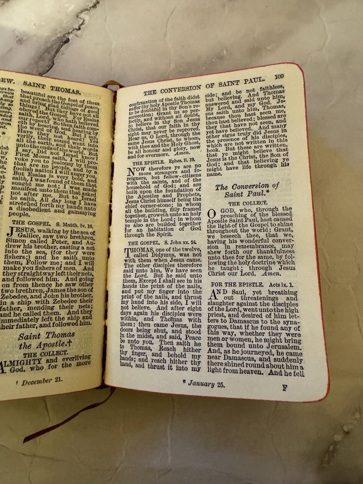 Antique Book of Common Prayer 1916 Leather Bound Church of England Vintage Christian Prayer Book Gift - Ref x612