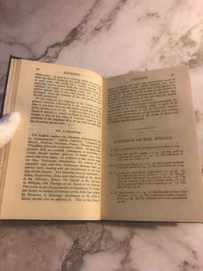 The Century Bible Hebrews book - Ref x468