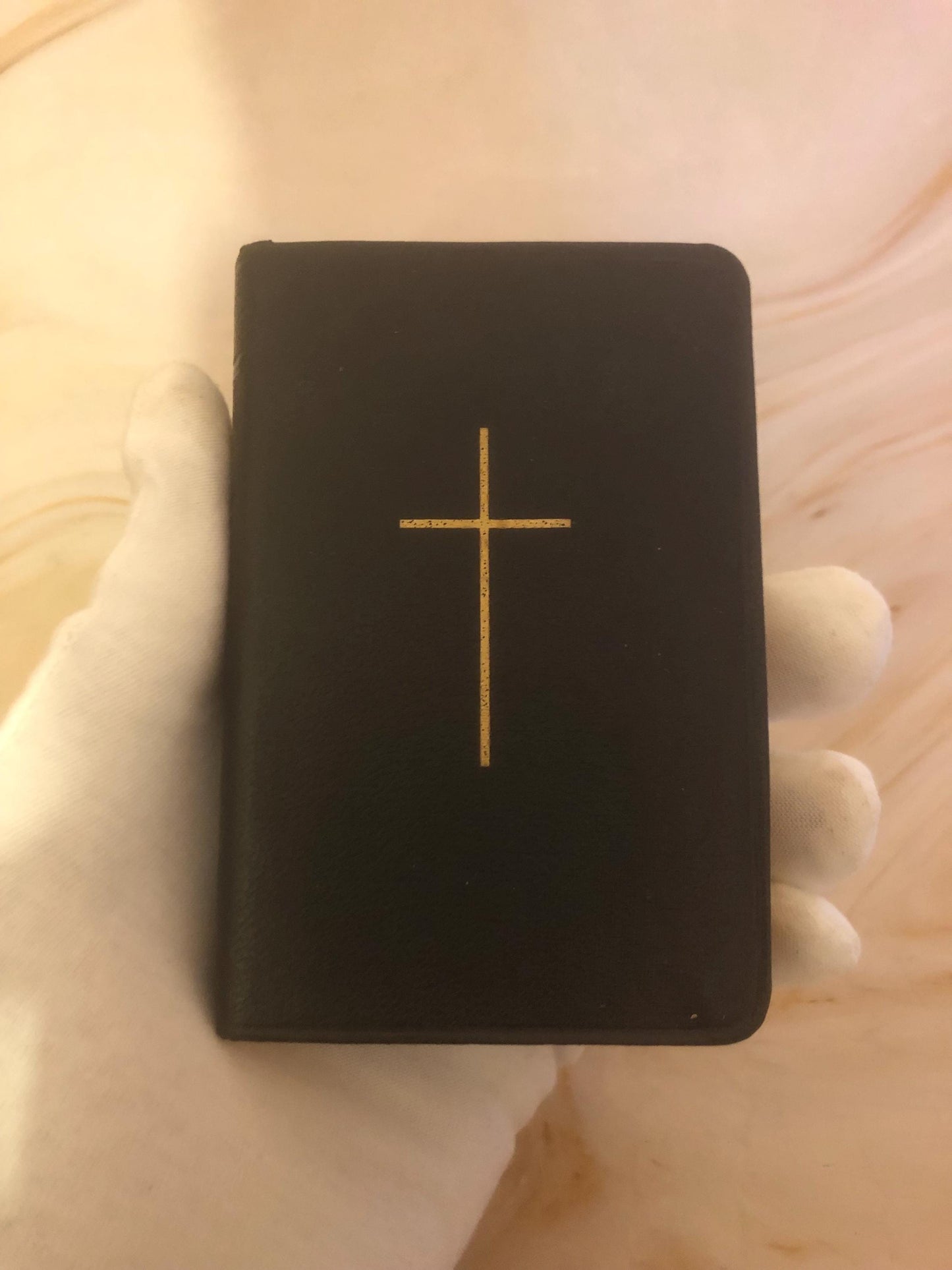 Mini Book of Common Prayer & Hymns – Pocket Size – Vintage Christian Prayer Book - Ref x485