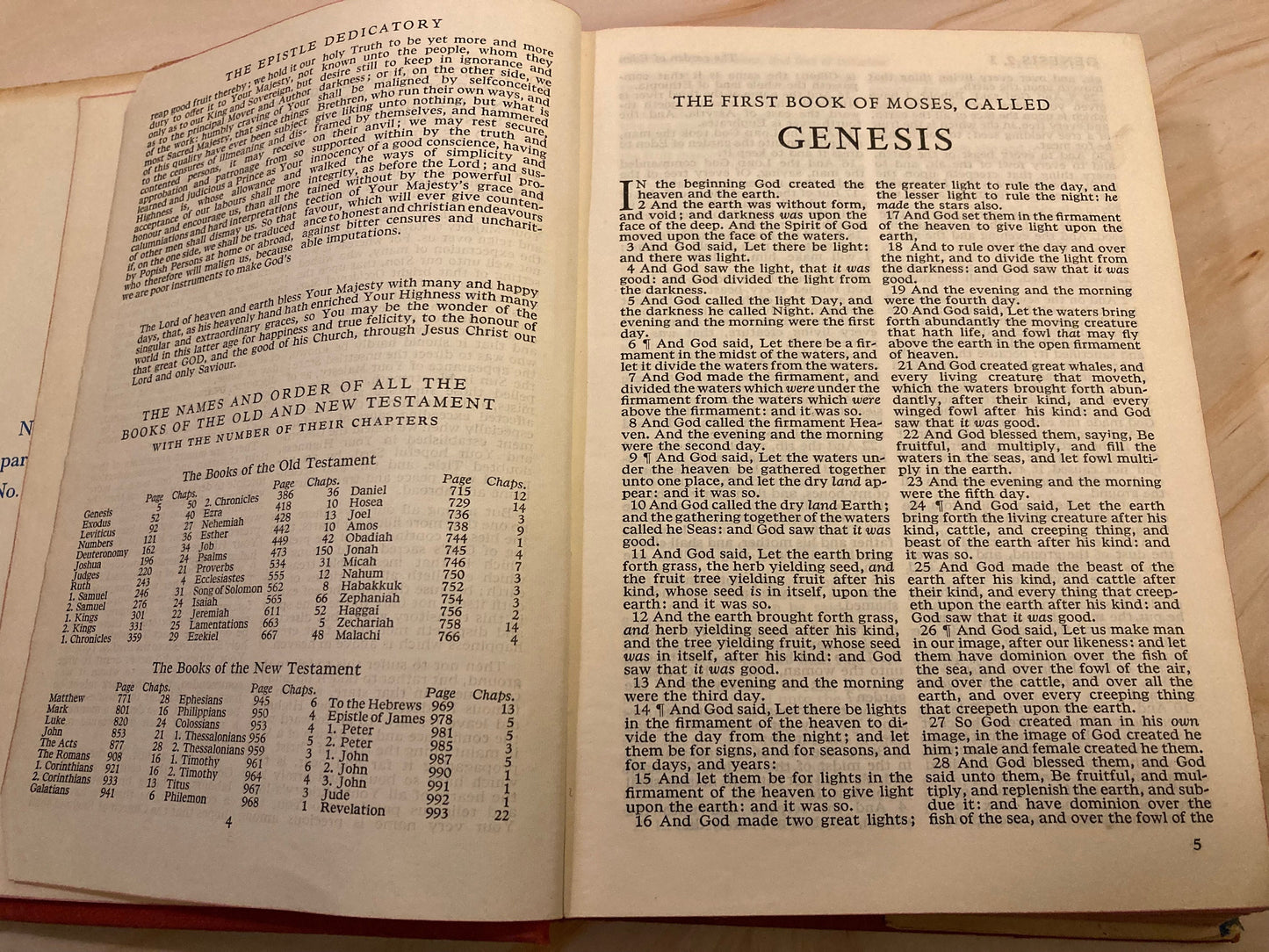 1965 Oxford Holy Bible Nonpareil Edition Compact KJV - (Ref x211)