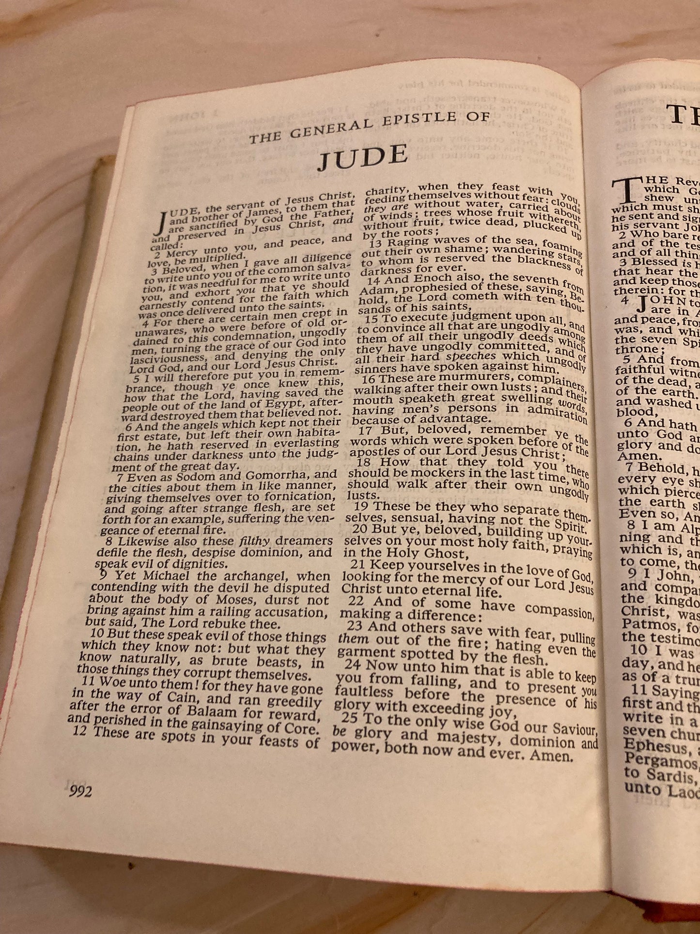 1965 Oxford Holy Bible Nonpareil Edition Compact KJV - (Ref x211)
