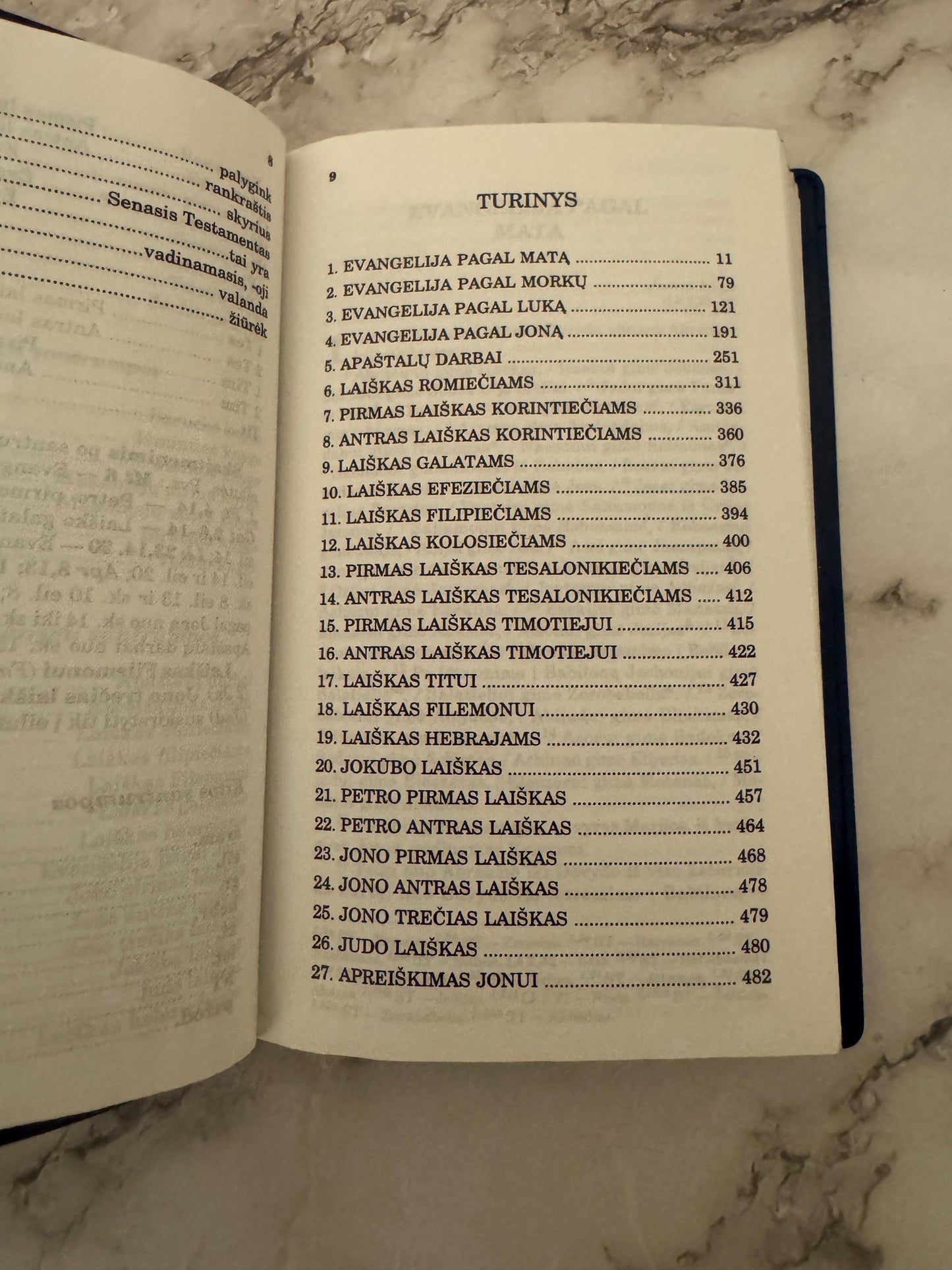 2002 Lithuanian New Testament Naujasis Testamentas Pocket Edition - Ref x606