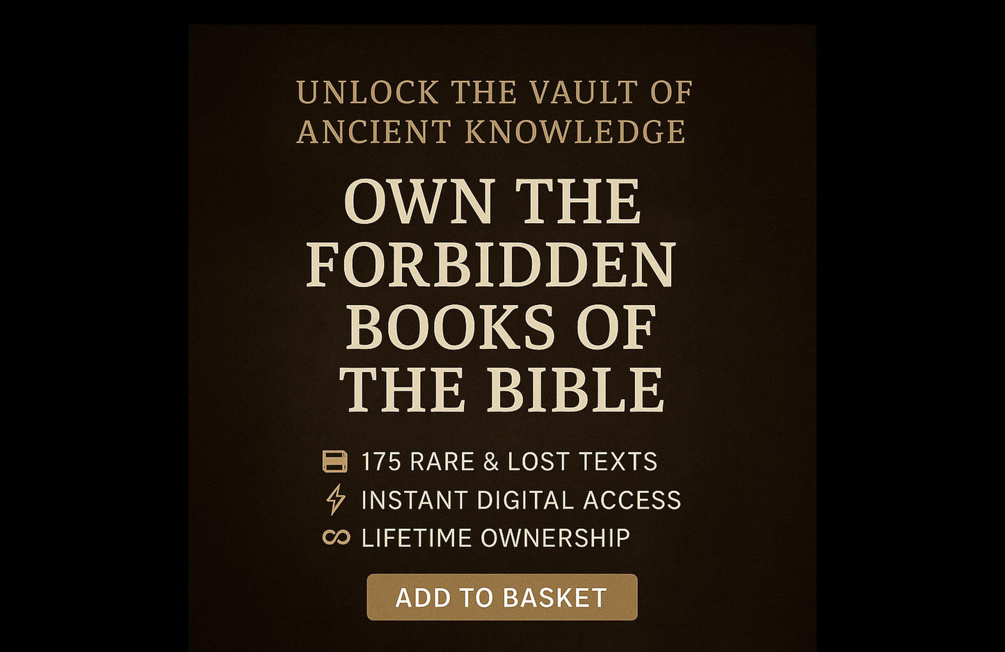 Forbidden Books of the Bible PDF Collection – 170 Rare Apocrypha, Lost Scriptures and Scrolls of Enoch Download