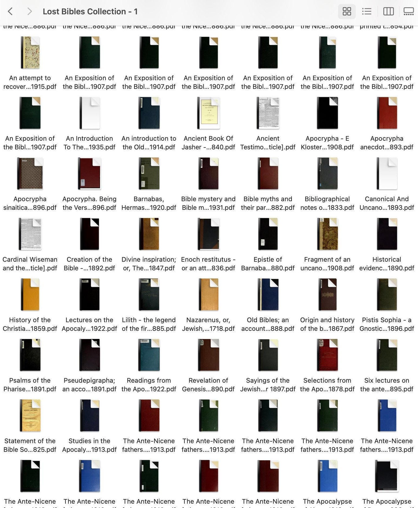 Forbidden Books of the Bible PDF Collection – 170 Rare Apocrypha, Lost Scriptures and Scrolls of Enoch Download