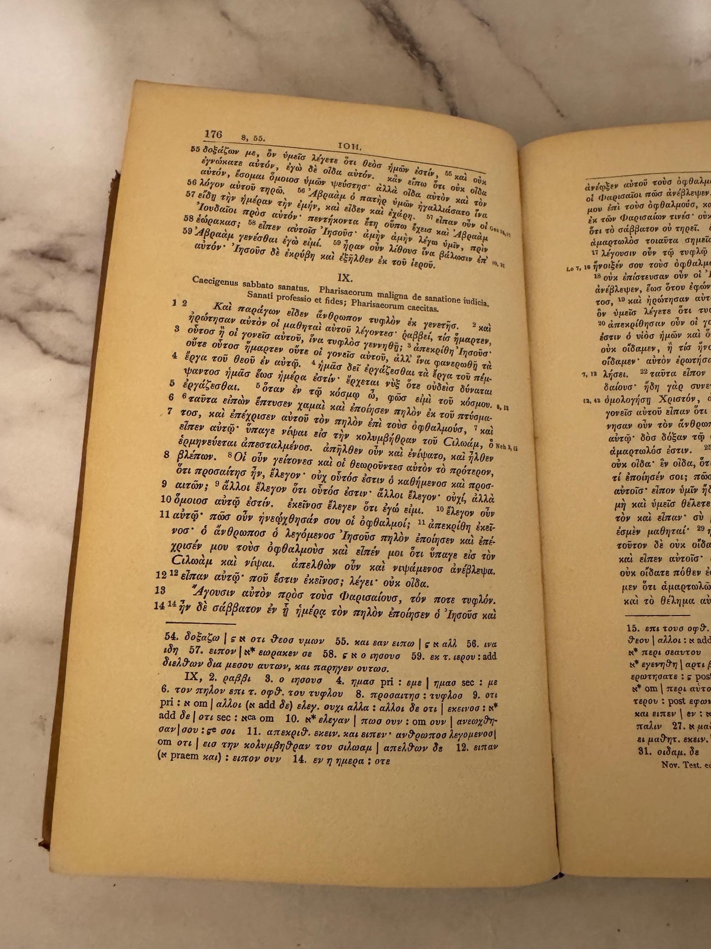 1889 Greek New Testament Tischendorf Edition Novum Testamentum Graece - Ref x532