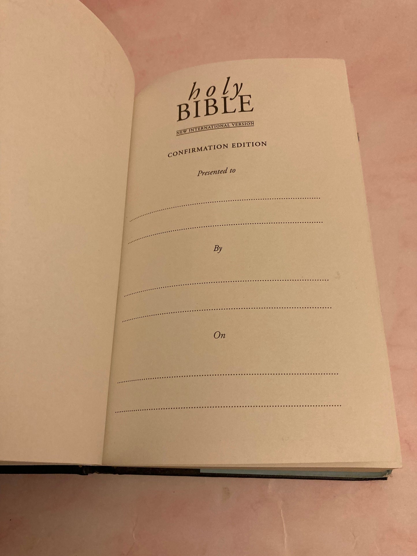 NIV Holy Bible 2000 Confirmation Edition Christian Bible Gift Bible - (Ref x197)