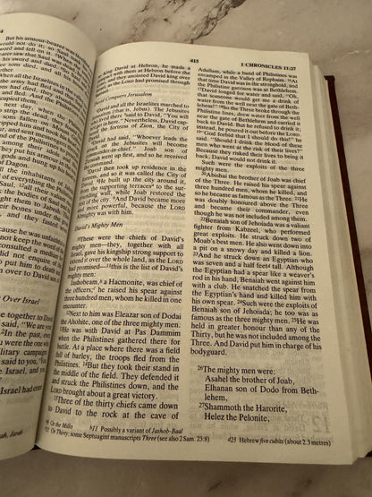 1994 NIV Bible with 1963 Church Wedding Pamphlet Vintage Christian Keepsake Gift - Ref x582