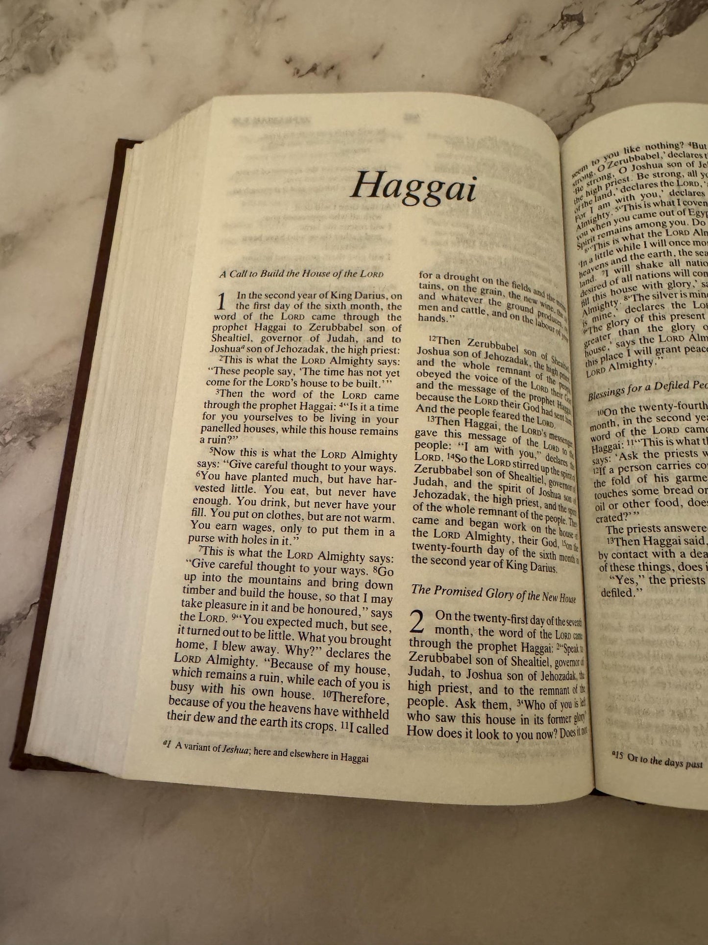1994 NIV Bible with 1963 Church Wedding Pamphlet Vintage Christian Keepsake Gift - Ref x582