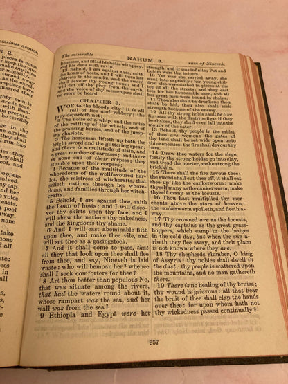 1952 Holy Bible – British & Foreign Bible Society Vintage KJV Bible - (Ref 191)