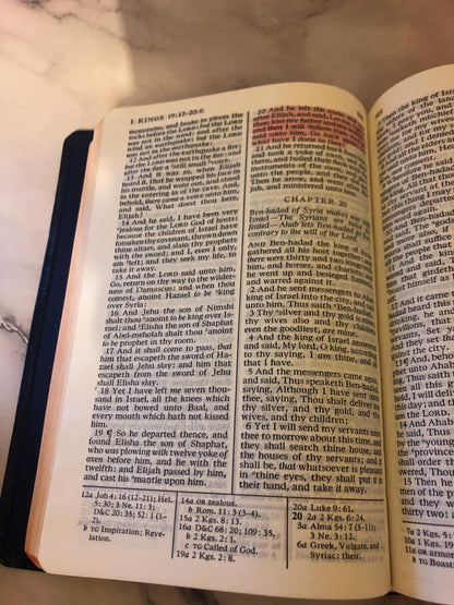 1979 KJV Bible Latter Day Saints Vintage Bible Christian Bible LDS Bible - Ref x370