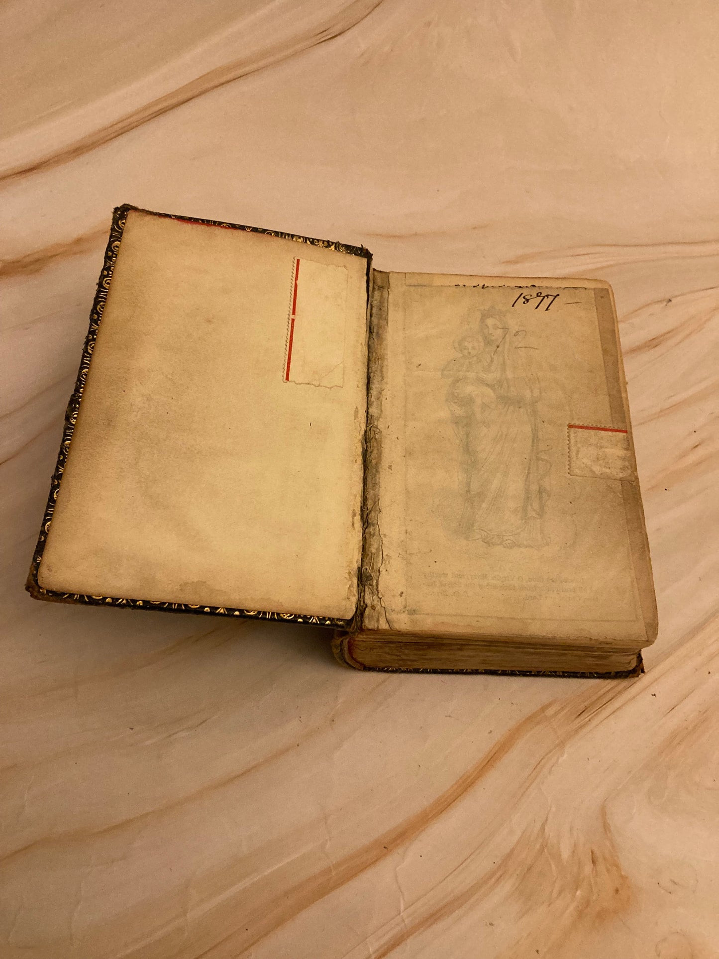 1811 Antique Hymn Book The Path to Heaven Rare 1800s Religious Book Christian Hymns