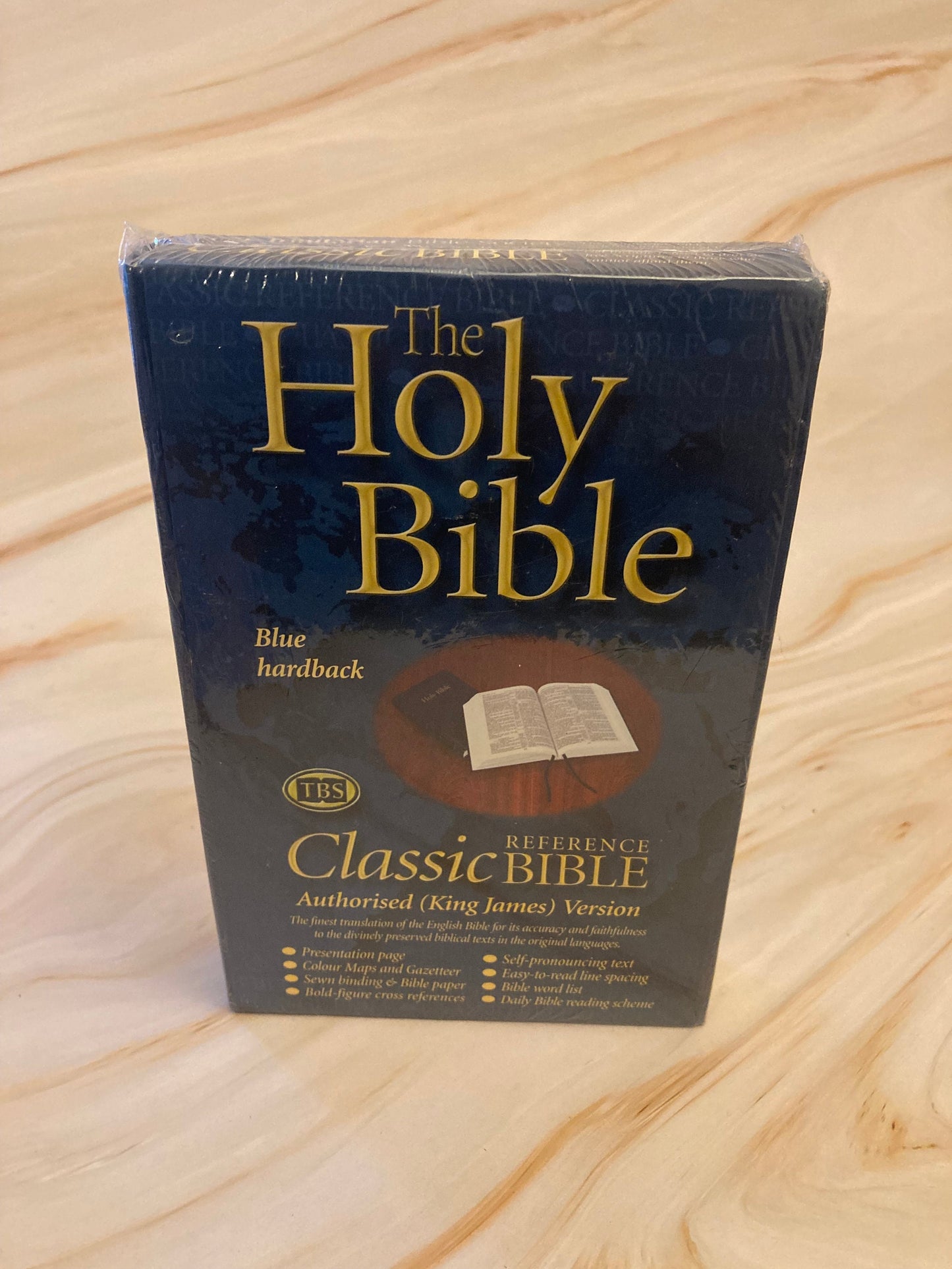 KJV Reference Bible Trinitarian Bible Society Blue Cover - Reference X91