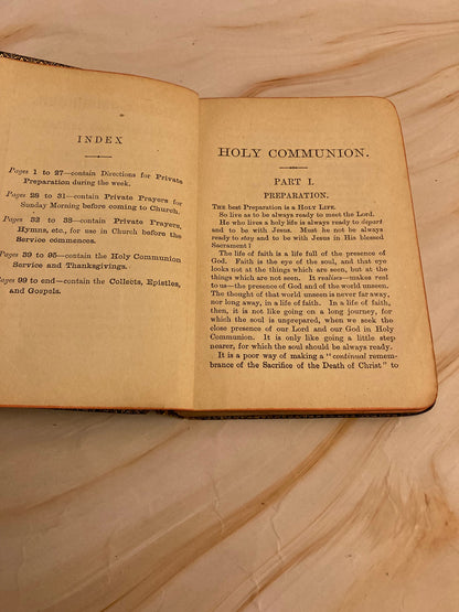 1903 Holy Communion Small Prayer Book - (Ref X177)