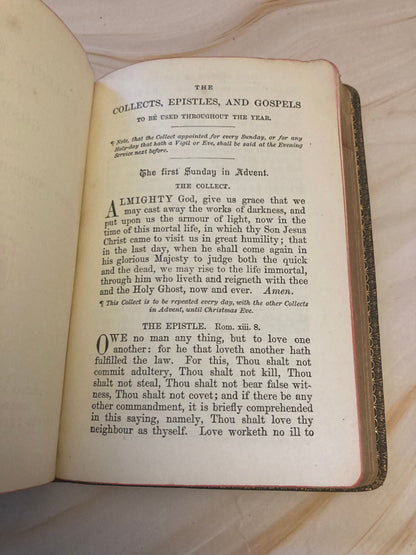 1907 Holy Communion Book Pocket Prayer Book Vintage Christian Religious Book - (x24)