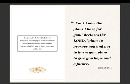 Daily Devotional Journal for Women • Christian Prayer Journal • Bible Study Planner Printable • Scripture Workbook • 230+ Page Faith PDF