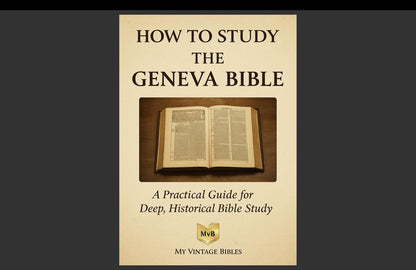 1560 Geneva Bible PDF (With Apocrypha) – Complete Study Bundle | Instant Download