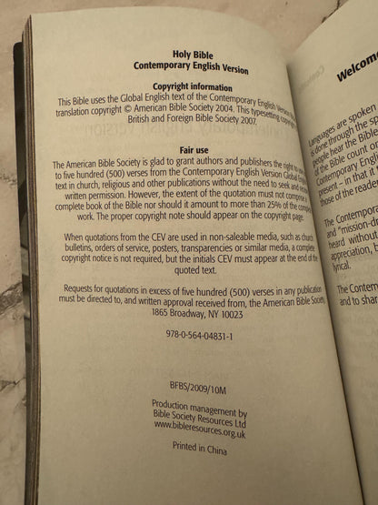 Biker Bible Pocket Size New Testament CEV - Ref x579