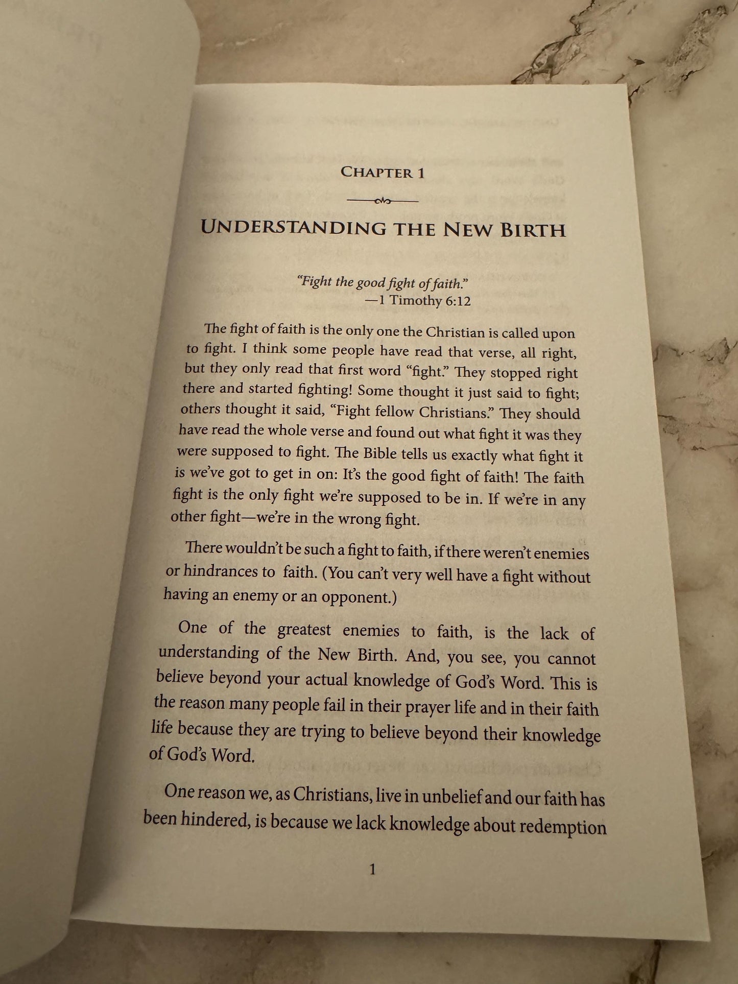 Understanding How to Fight the Good Fight of Faith book Kenneth Hagin - Ref x577