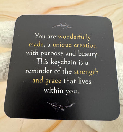 Silver Bible Keyring with Lord’s Prayer | Christian Gift & Religious Pendant