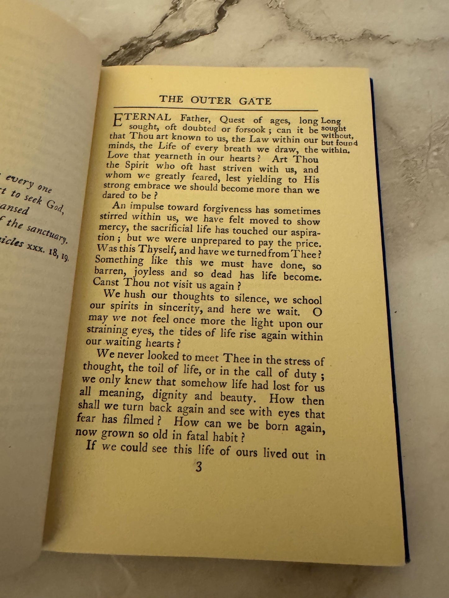 1949 The Temple A Book of Prayers by W E Orchard J M Dent and Sons - Ref x569
