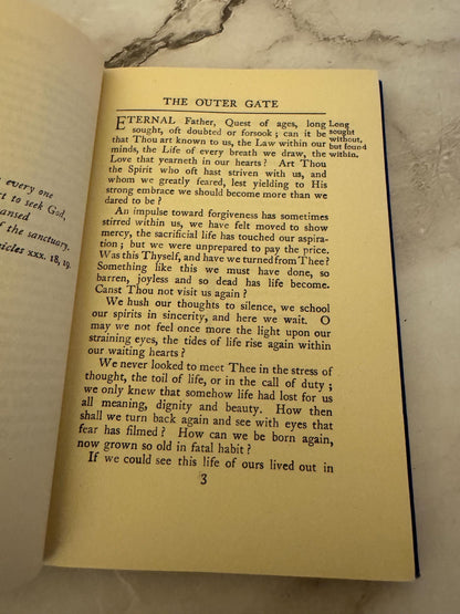 1949 The Temple A Book of Prayers by W E Orchard J M Dent and Sons - Ref x569