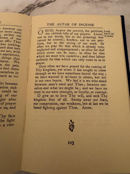 1949 The Temple A Book of Prayers by W E Orchard J M Dent and Sons - Ref x569