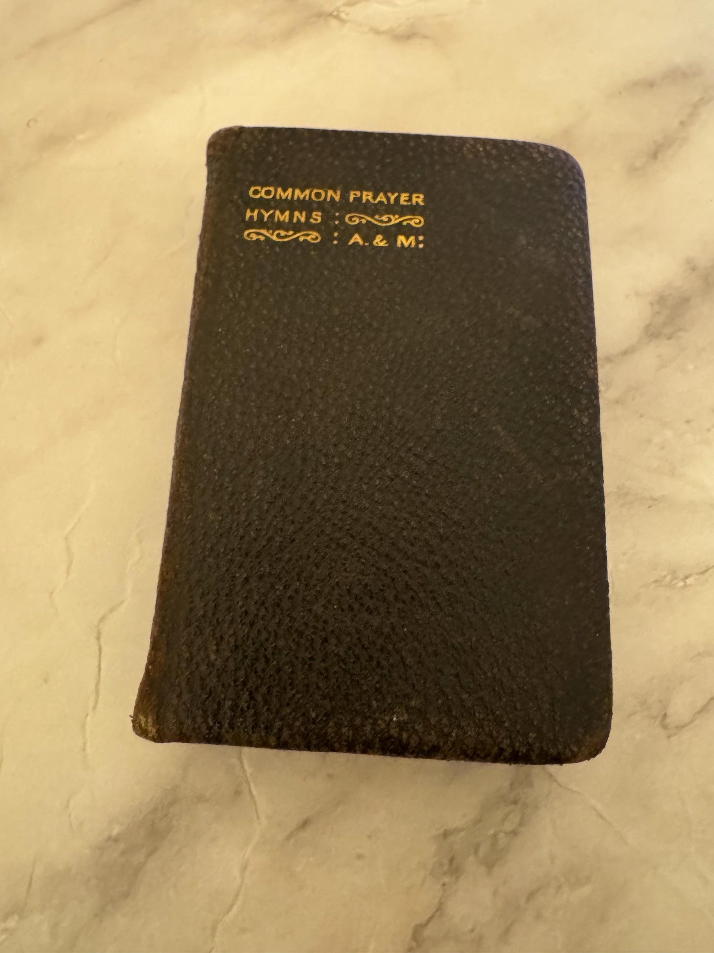 Book of Common Prayer and Hymns A and M Oxford University Press Black Leather - Ref x550