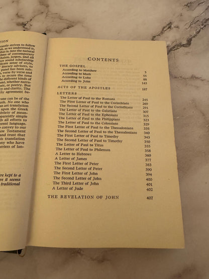 Vintage 1961 New English Bible | First Edition New Testament by Oxford & Cambridge University Press | Green Hardcover | Ref x547