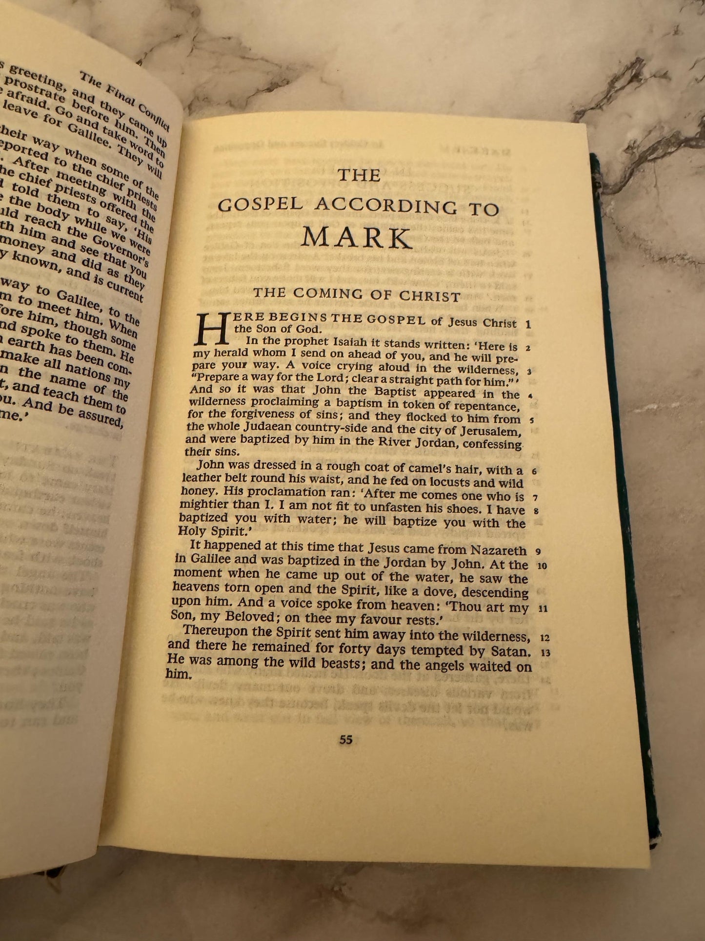 Vintage 1961 New English Bible | First Edition New Testament by Oxford & Cambridge University Press | Green Hardcover | Ref x547