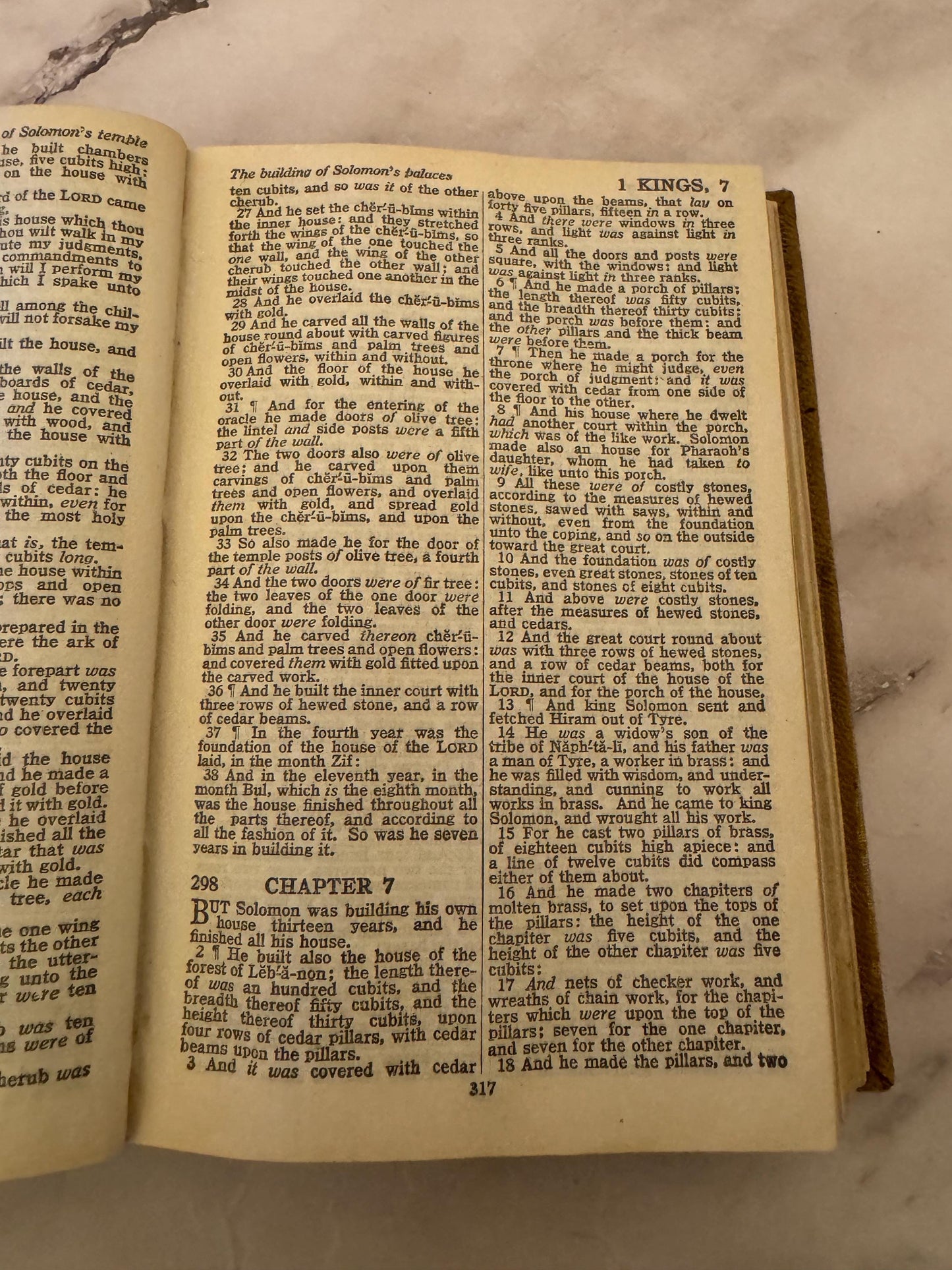 Vintage 1961 Holy Bible | King James Version by British & Foreign Bible Society | Cambridge Ruby 32mo | Burgundy Leather | Ref x544