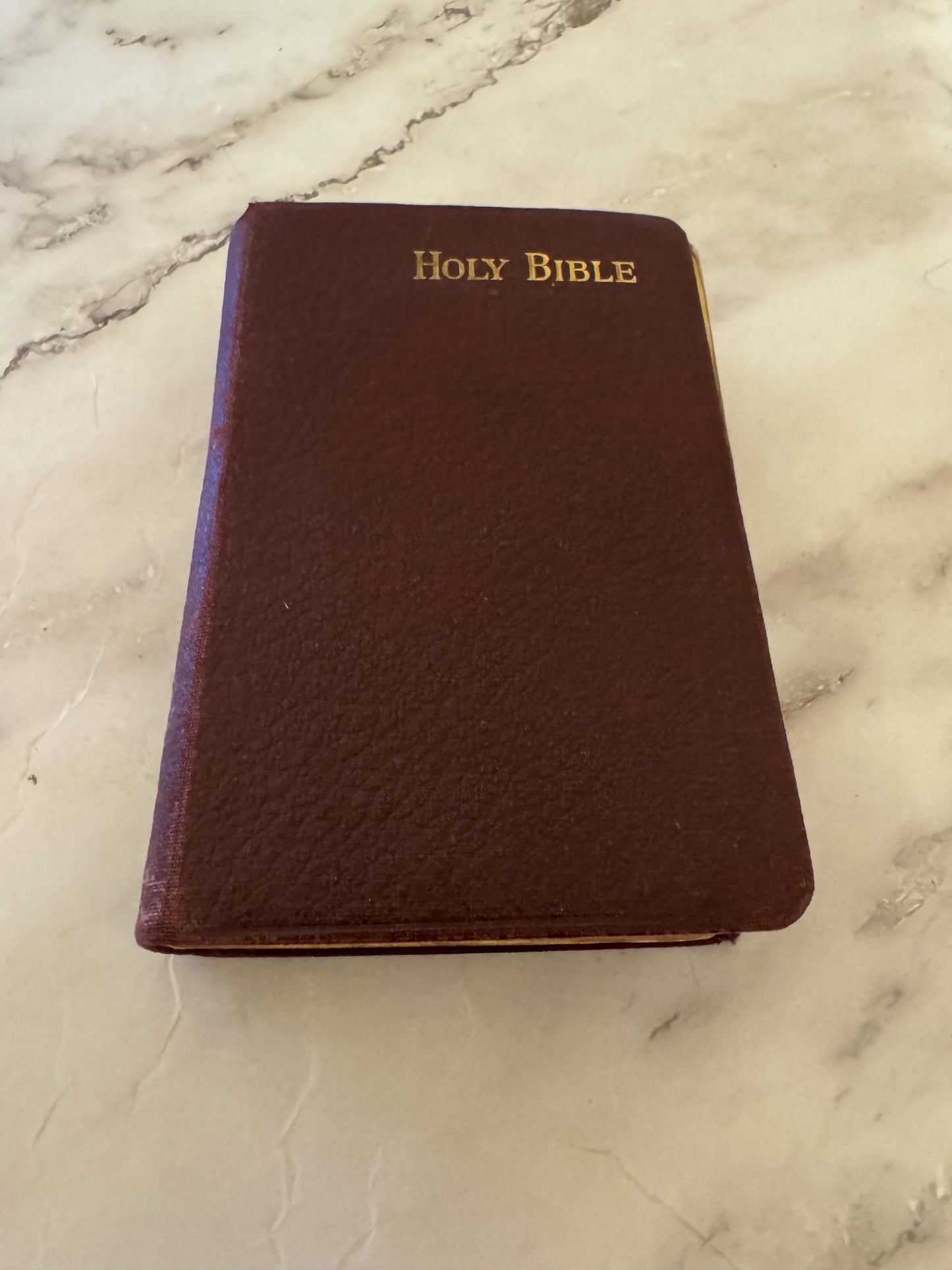 1961 King James Holy Bible British and Foreign Bible Society Cambridge Ruby 32mo - Ref x543