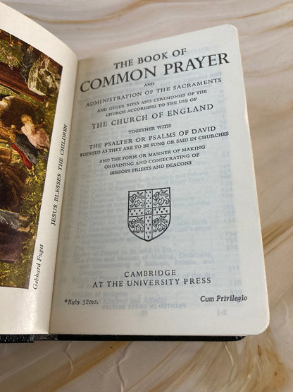 Vintage Common Prayer Hymn Book Anglican Church Small Prayer Hymnal - Ref x173