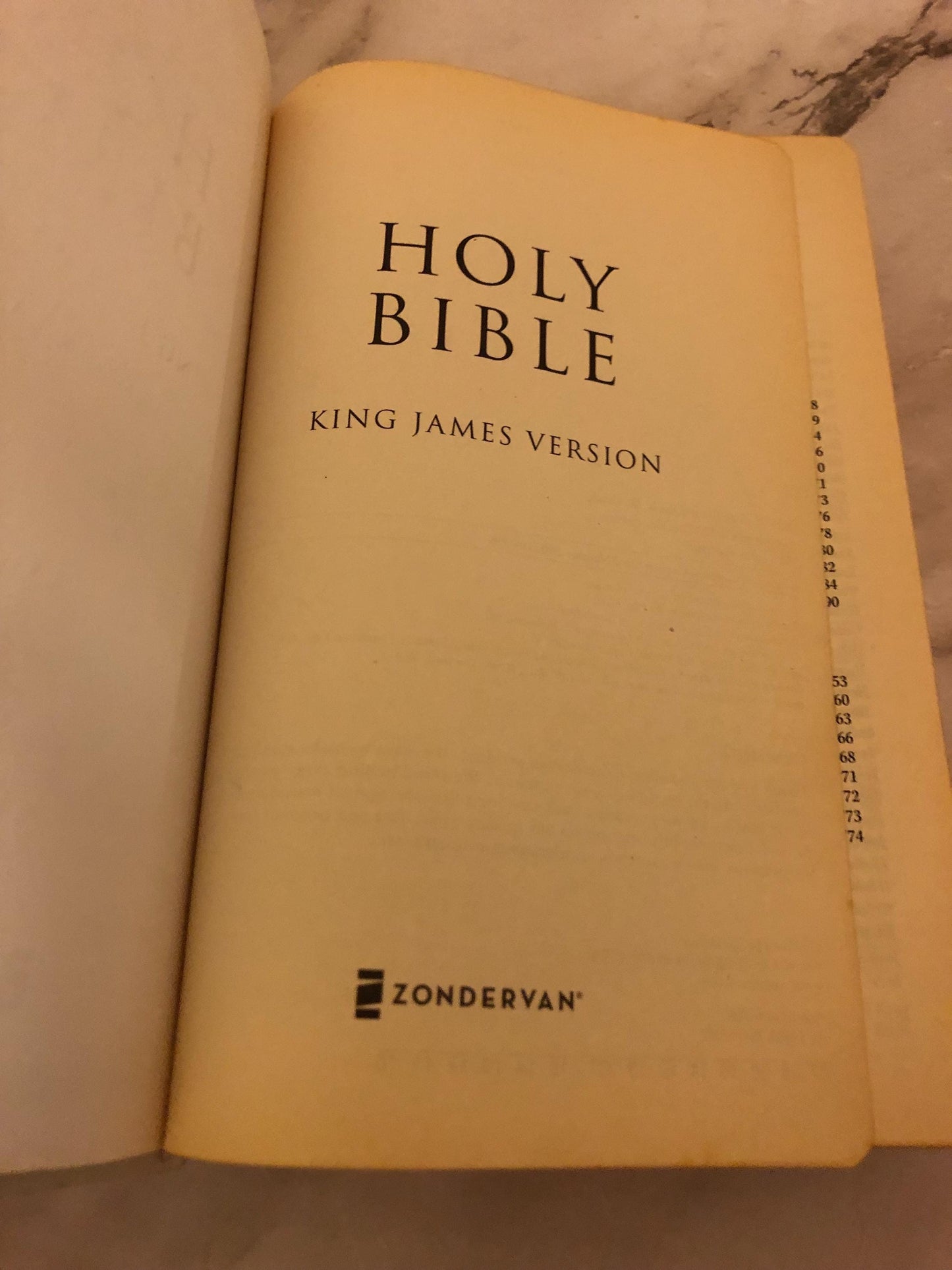 KJV Holy Bible – White Hardcover – Red Letter Edition – 2002 Bible - Ref X516