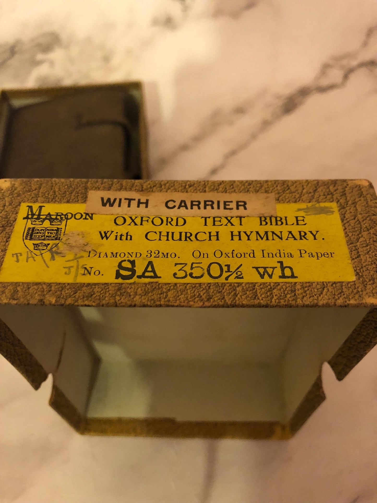Oxford Bible with Hymnary Leather Cover - Ref x513