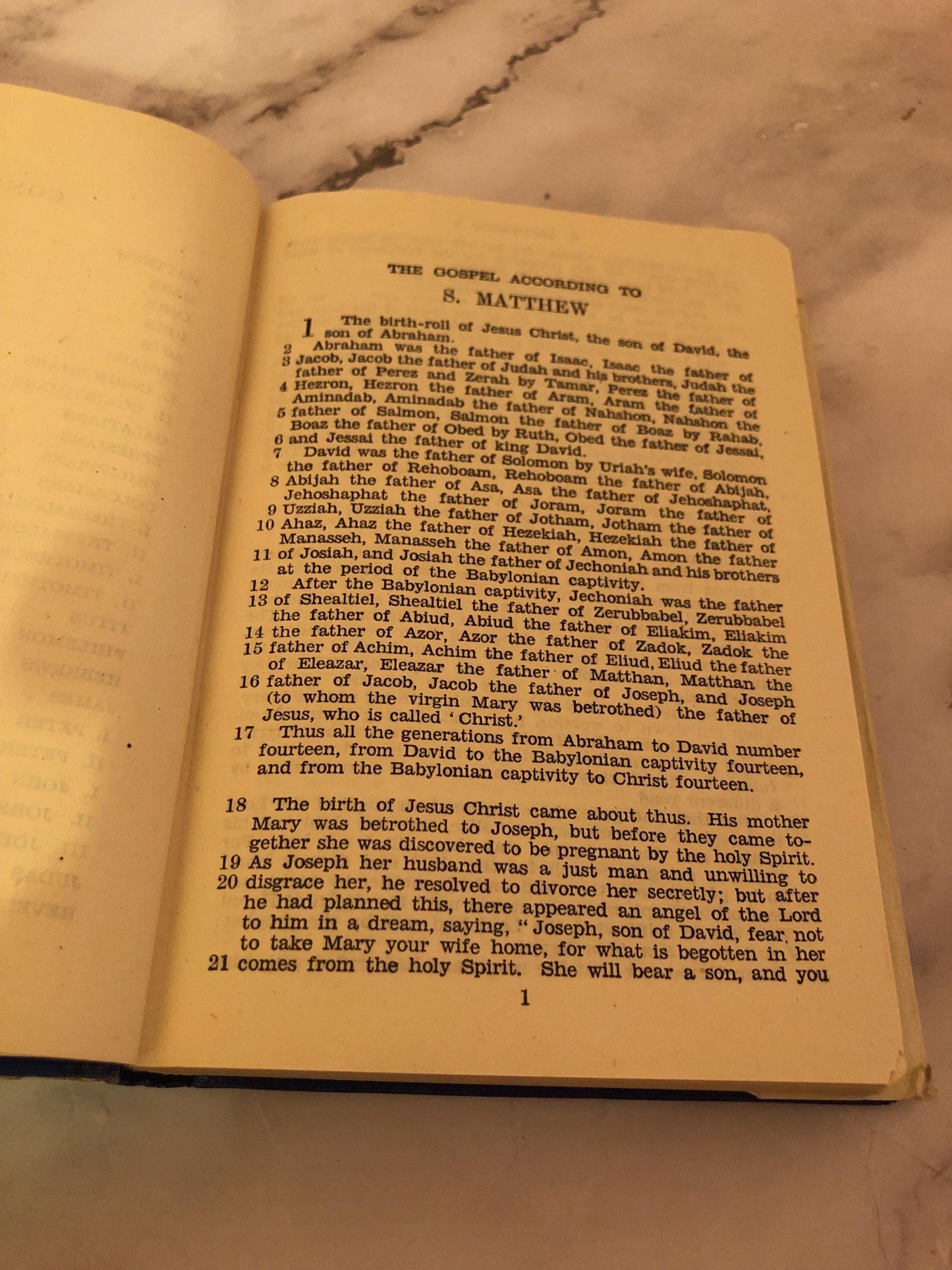 1946 New Testament Bible Vintage Christian Bible Small Antique Religious Book