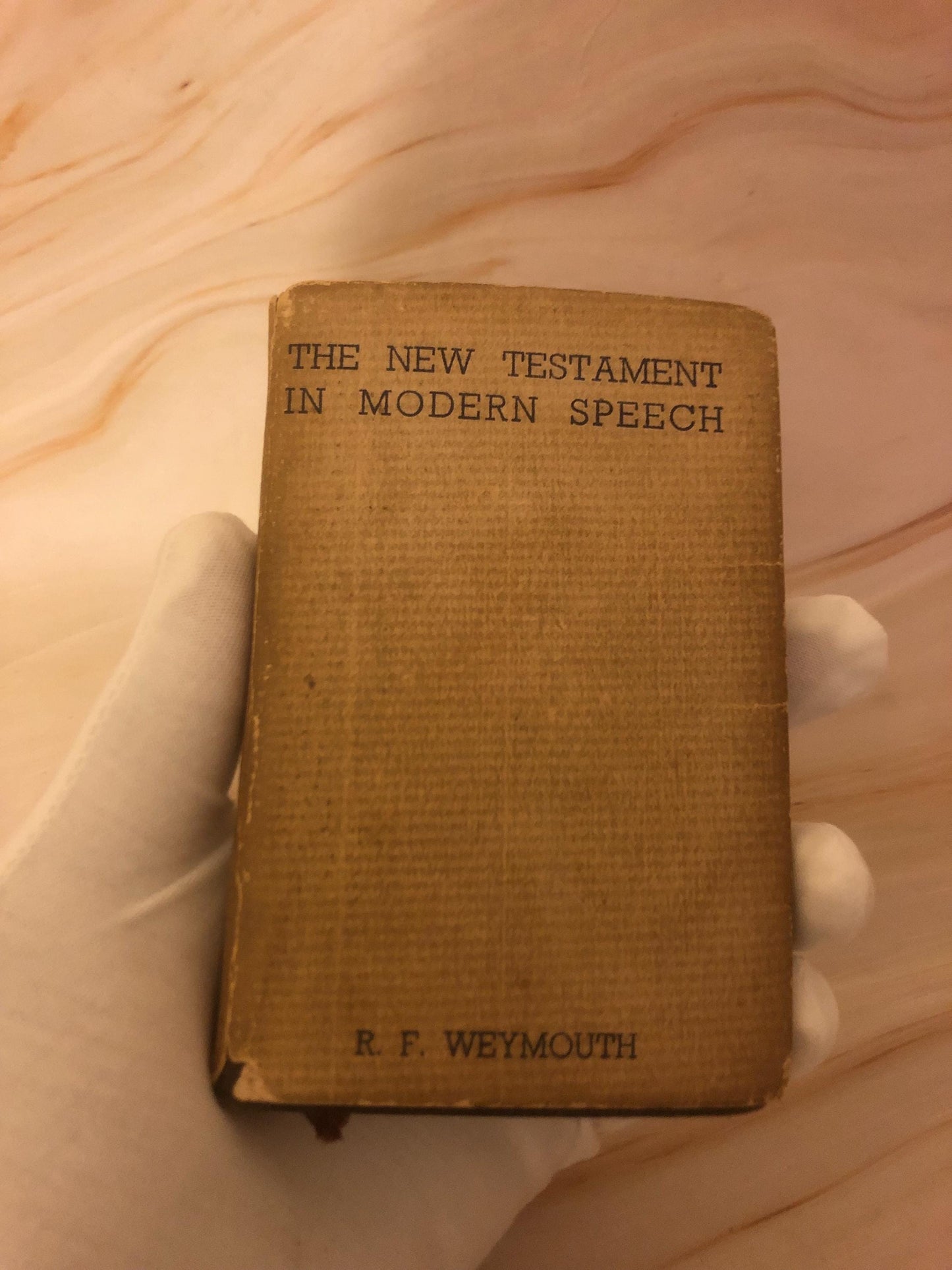1953 New Testament Bible Modern Speech R F Weymouth Vintage Christian Bible - Ref x474