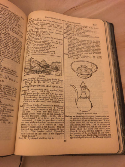 1962 The Bible Reader’s Encyclopaedia and Concordance - Ref x475