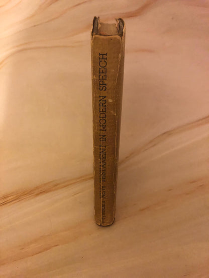 1953 New Testament Bible Modern Speech R F Weymouth Vintage Christian Bible - Ref x474