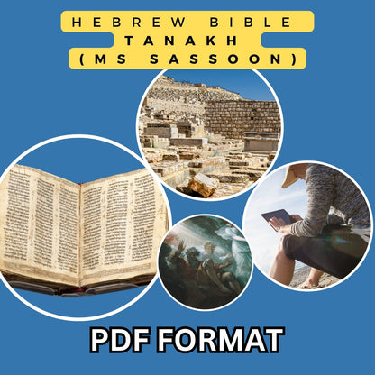 1053 Hebrew Bible Codex Sassoon PDF - eBook Download (Read Electronically and Print) - Includes Bonus MP3