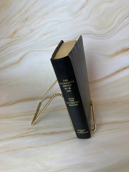 Alternative Service Book Leather Bound Gold Edged With Case - Ref x6