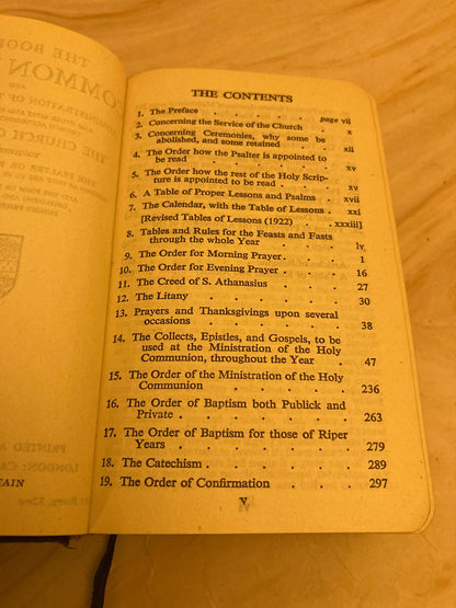 Cambridge Book of Common Prayer & Hymns – Vintage Christian Prayer Book – Pocket Size - (Ref x280)