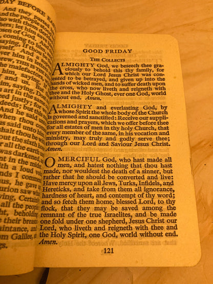 Cambridge Book of Common Prayer & Hymns – Vintage Christian Prayer Book – Pocket Size - (Ref x280)