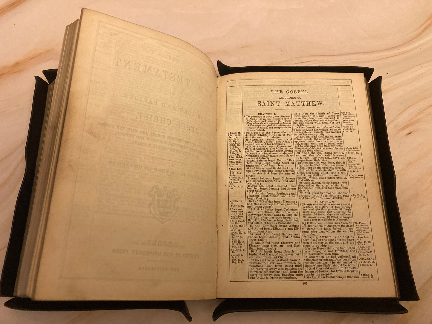 Oxford Holy Bible Early 1900s Edition - Ref x279