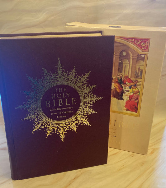 Large Illustrated Catholic Family Bible Vatican Edition - (Ref x361)