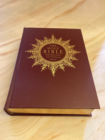 Large Illustrated Catholic Family Bible Vatican Edition - (Ref x361)